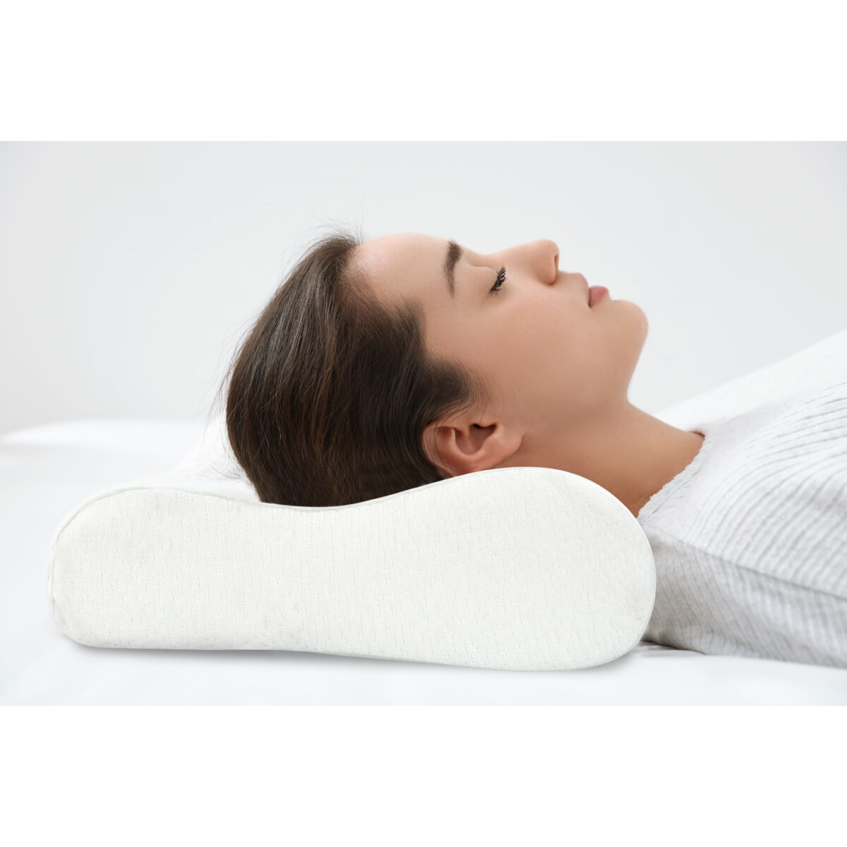 Poduszka Ortopedyczna 50X30 Do Spania Na Boku Brzuchu Na Zamek Profilowana