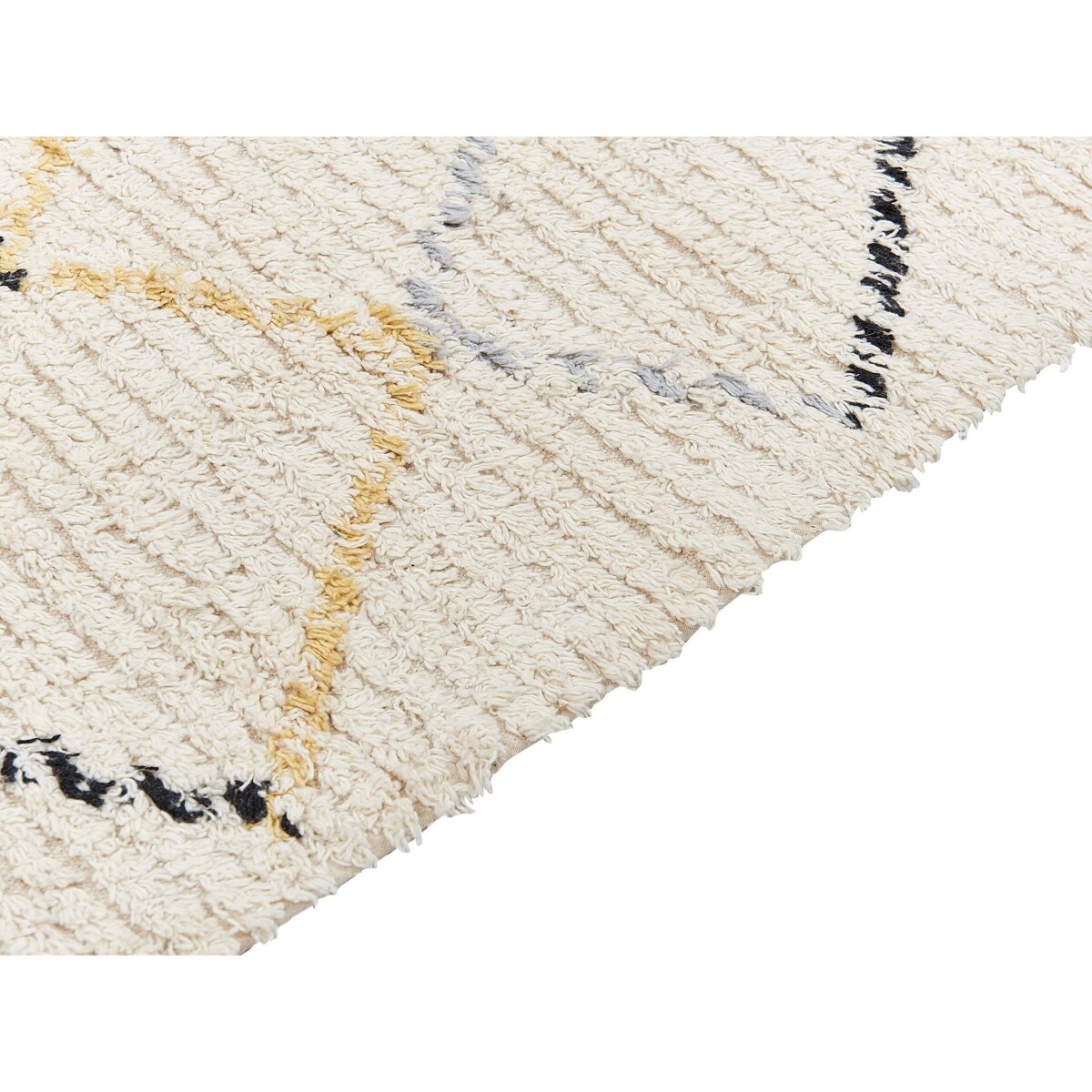 Dywan bawełniany 80 x 150 cm beżowy TEZPUR