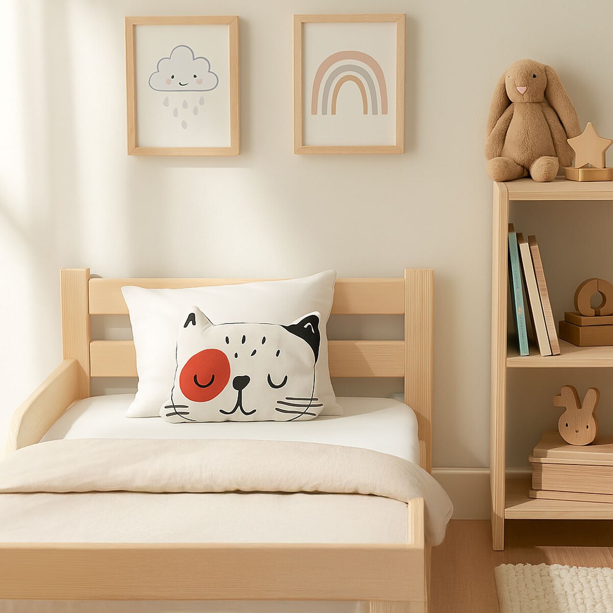 Poduszka dziecięca z nadrukiem, 35 x 40 cm, bawełna