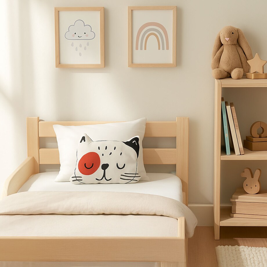 Poduszka dziecięca z nadrukiem, 35 x 40 cm, bawełna