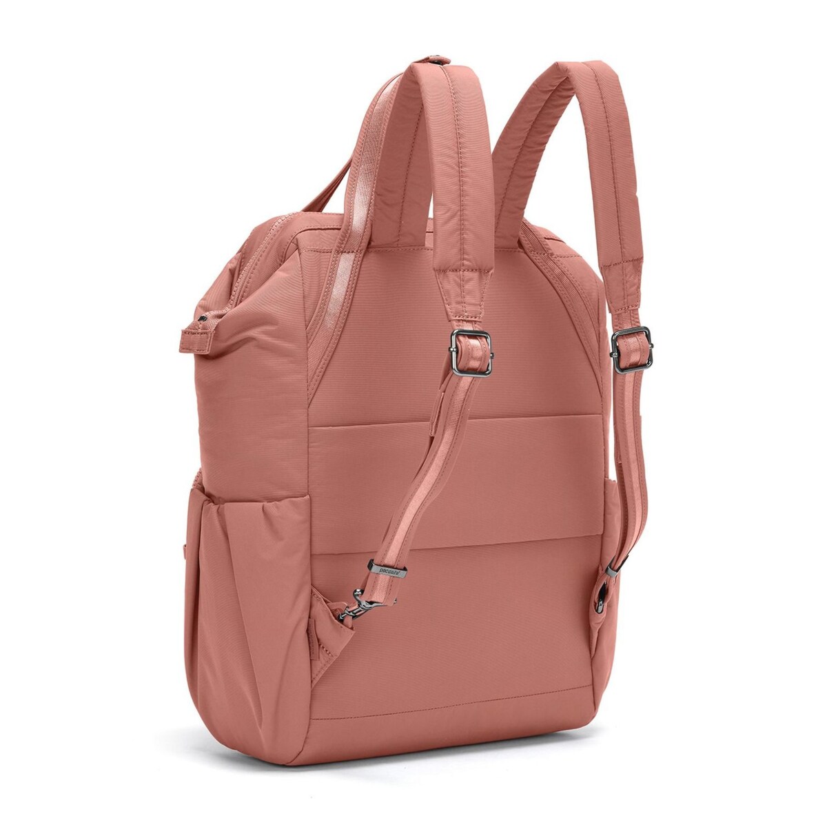 Plecak damski antykradzieżowy Pacsafe Citysafe CX Econyl® - różowy