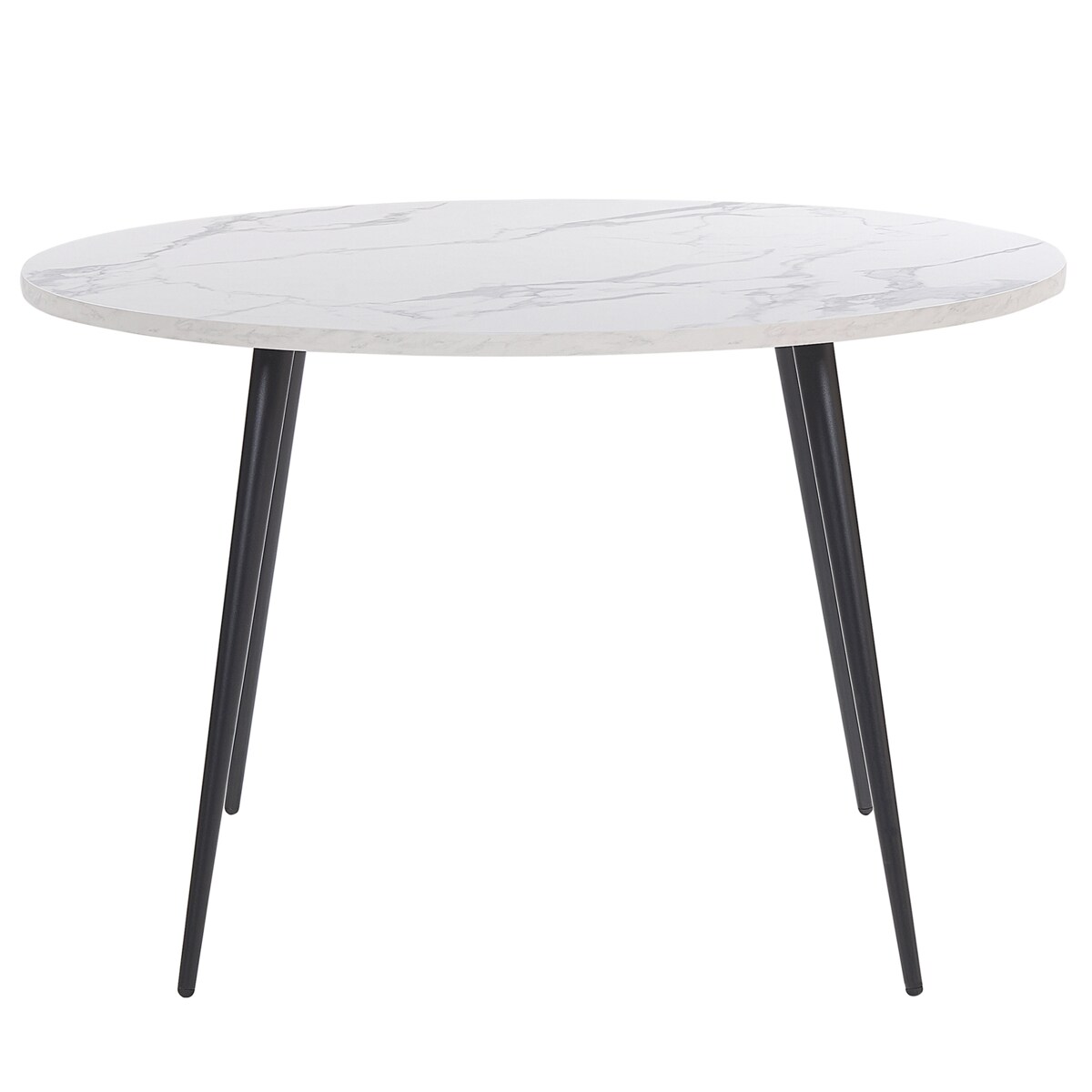 Stół do jadalni ODEON Biały marmur 120 cm 120 cm