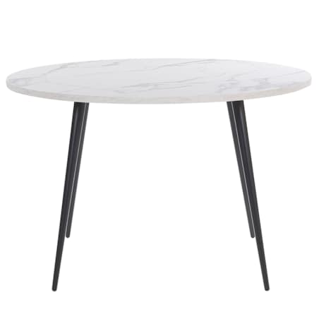 Stół do jadalni ODEON Biały marmur 120 cm 120 cm