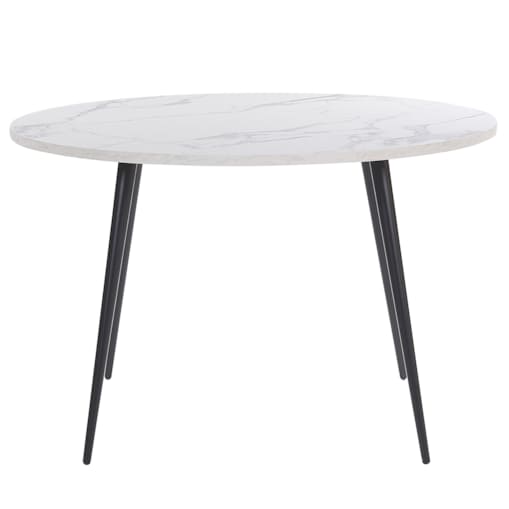 Stół do jadalni ODEON Biały marmur 120 cm 120 cm
