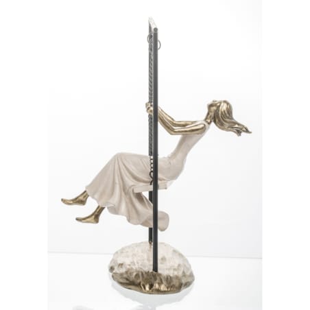 Dekoracja - Dziewczyna na huśtawce 25,5x15x20 cm SWING