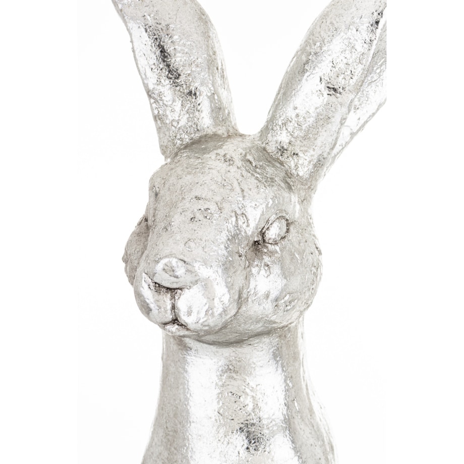 Dekoracja - szaro-brązowy KOGUT 29x21x10,5 cm ażurowy