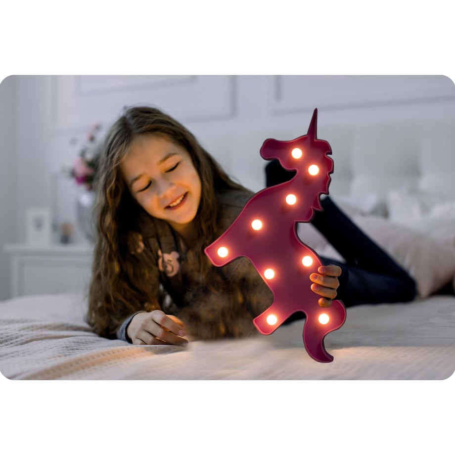 Lampka nocna LED Nukido dla dzieci dekorcyjna ścienna jednorożec 740922