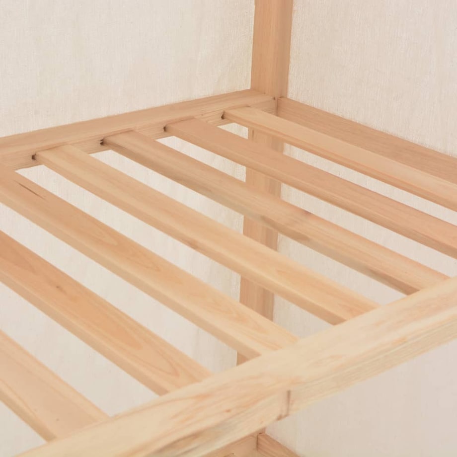 vidaXL Szafa, biała, 79 x 40 x 170 cm, materiałowa