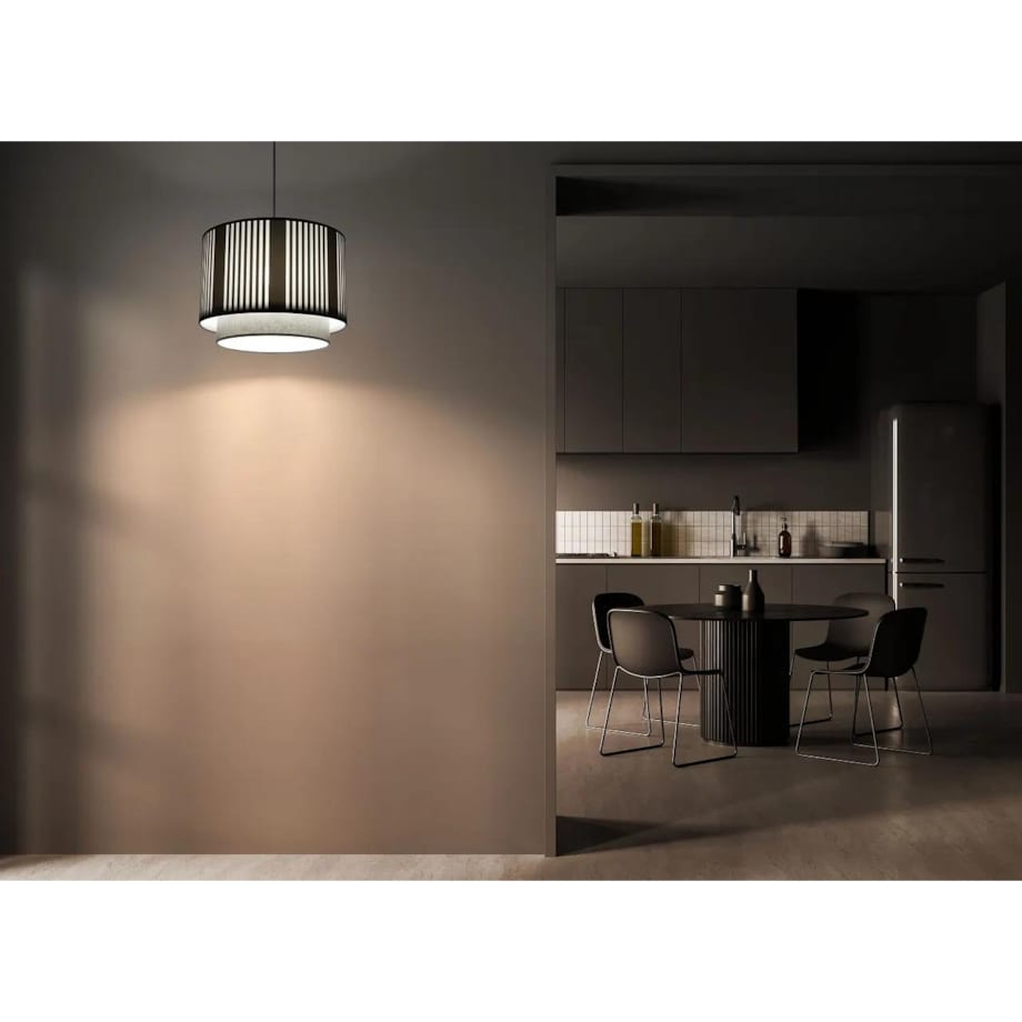 Lampa wisząca DUO LAMI LINE 50 szara