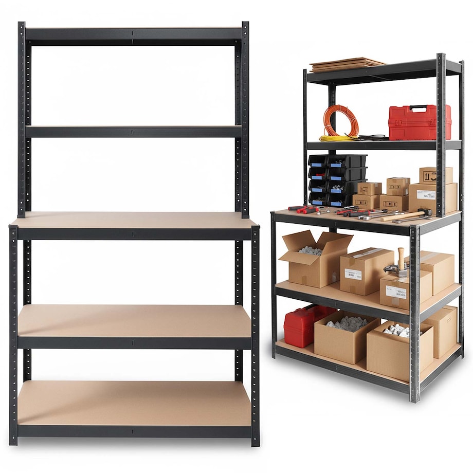 Regał metalowy stół warsztatowy Humberg HR-855 180x100x60 cm 825 kg 4855