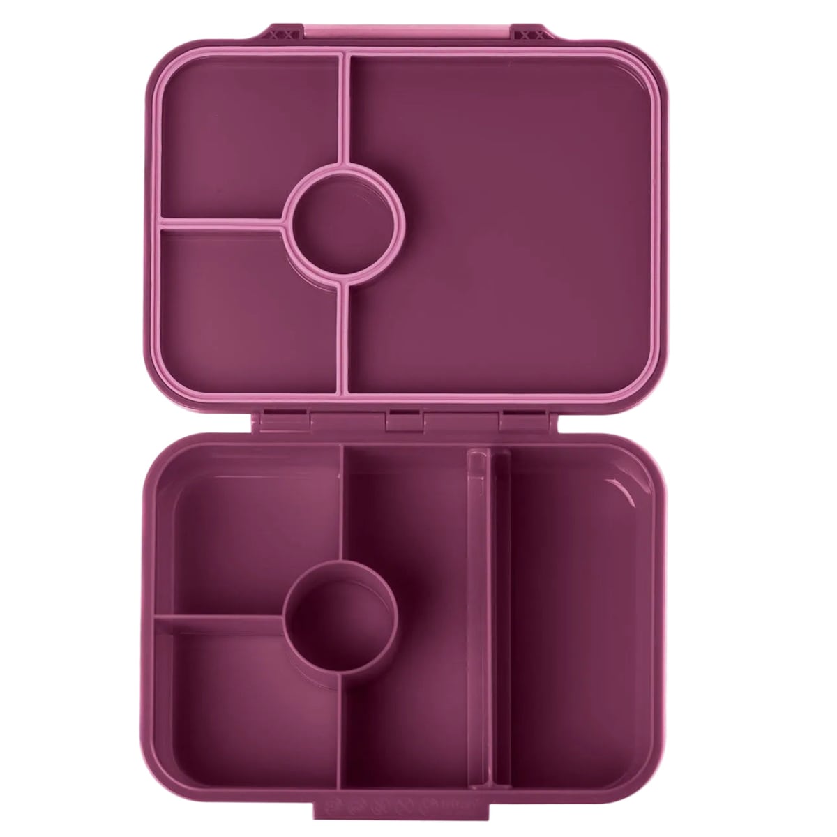 LEKKABOX CLASSIC śniadaniówka z przegródkami, Plum