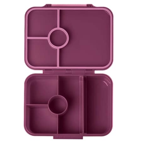 LEKKABOX CLASSIC śniadaniówka z przegródkami, Plum