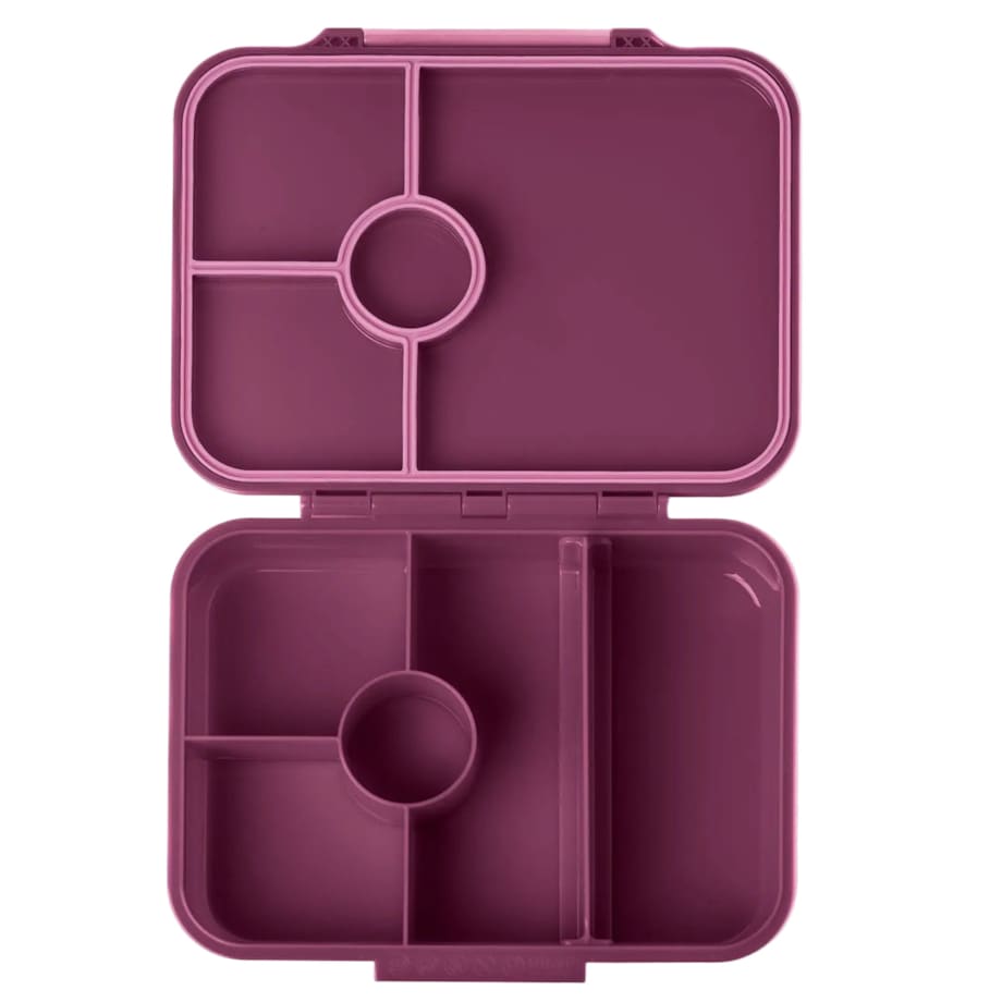 LEKKABOX CLASSIC śniadaniówka z przegródkami, Plum