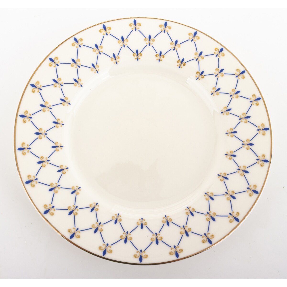 Filiżanka porcelanowa w pudełku 6x11x8,5 cm MAGLIA 220 ml biała z niebieskim wzorem