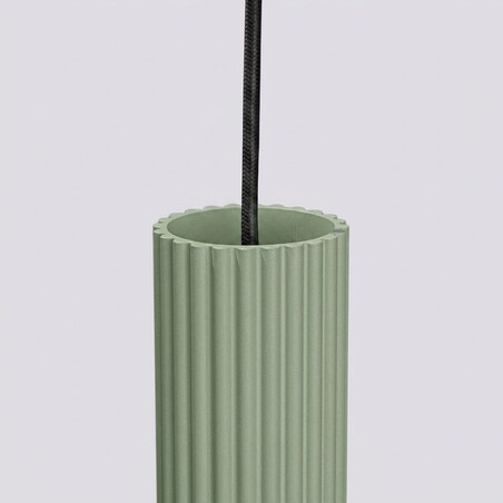 Lampa wisząca KARBON 1 szałwiowa