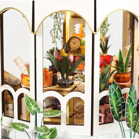 Miniaturowy domek - Ogród pod gwiazdami