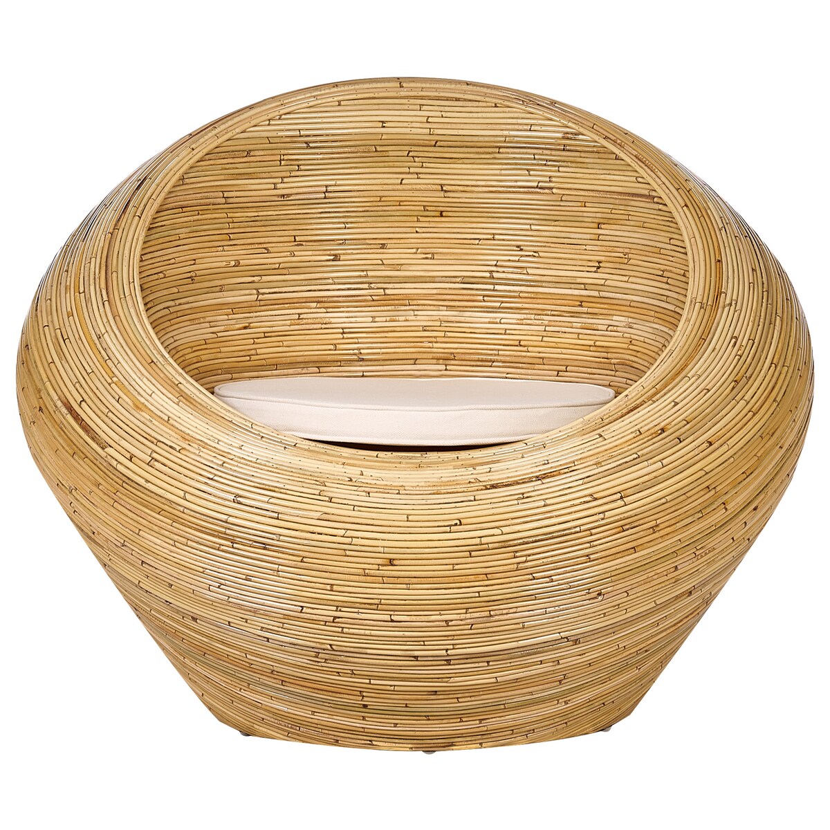 Zestaw ogrodowy dla 4 osób MAIORI Naturalny Rattan