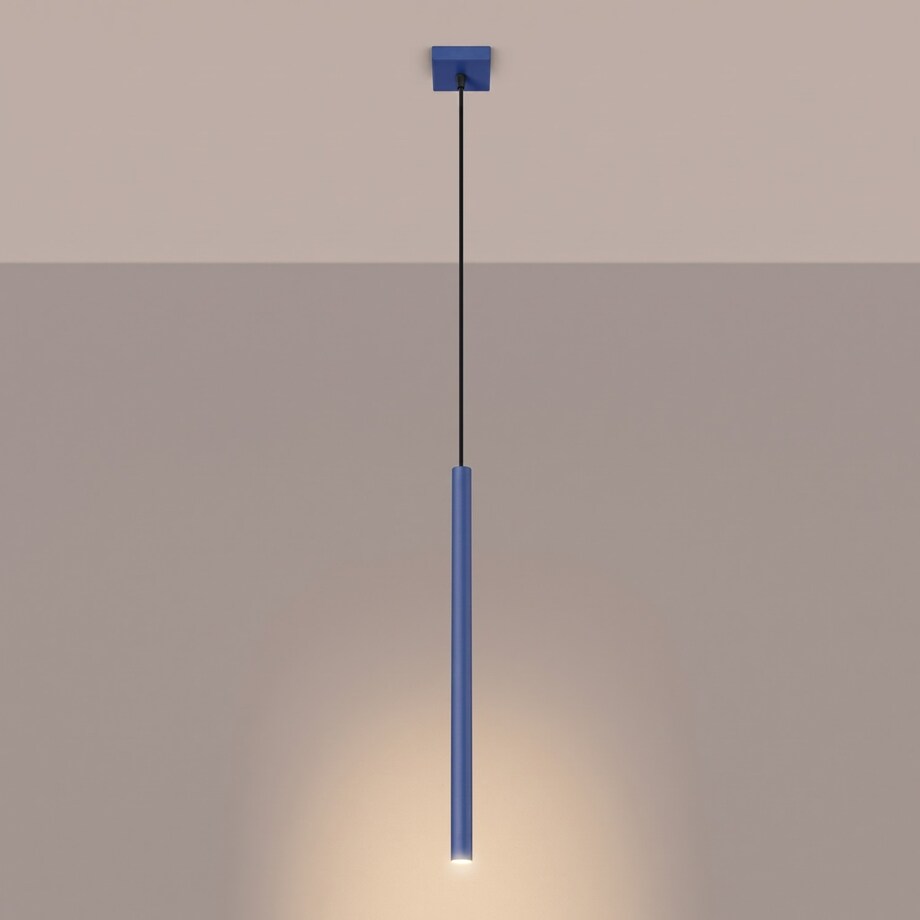 Lampa wisząca PASTELO 1 ultramaryna