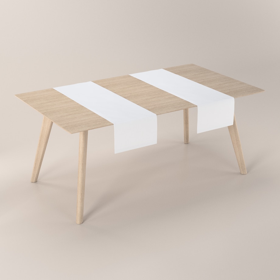 Bieżnik prostokątny 40x130 biały