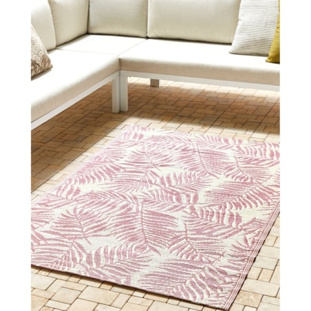 Dywan zewnętrzny 120 x 180 cm różowy KOTA