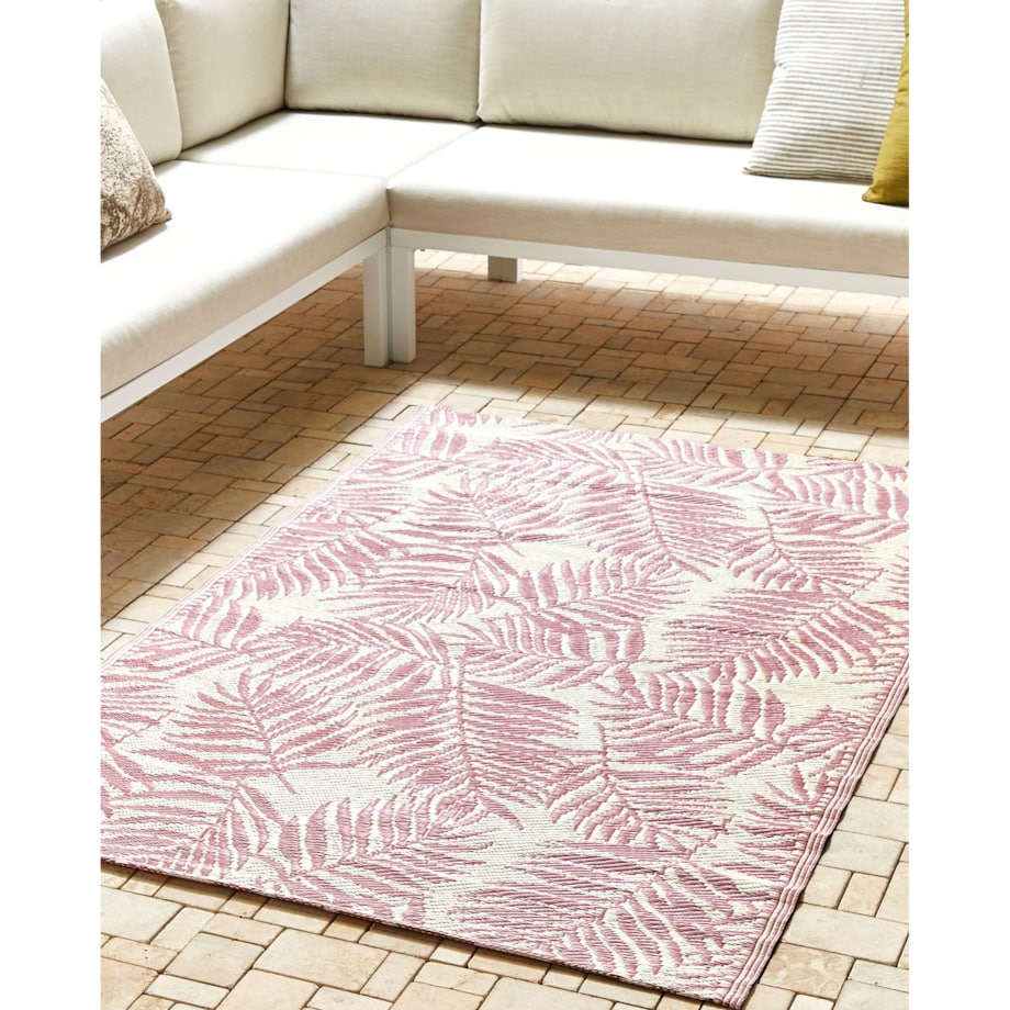 Dywan zewnętrzny 120 x 180 cm różowy KOTA