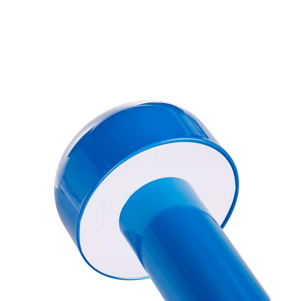 Bezprzewodowa lampa stołowa metalowa niebieska BESOS