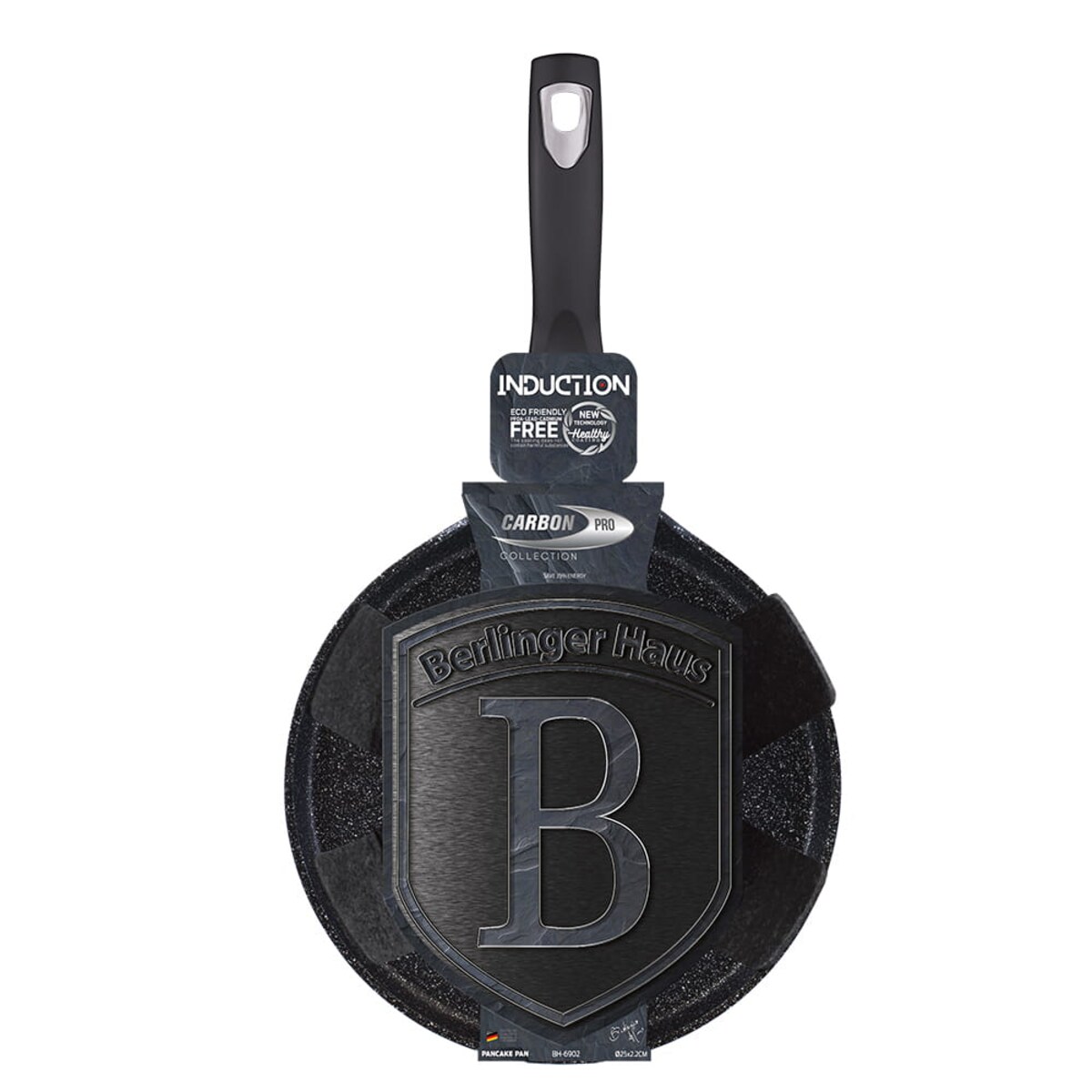 Patelnia z powłoką granitową do naleśników 28cm BERLINGER HAUS Carbon Pro
