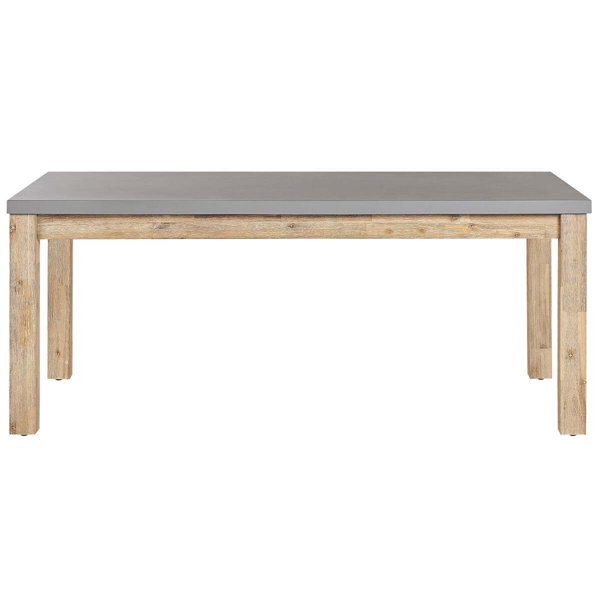 Stół ogrodowy OSTUNI 180 cm 90 cm Beton Szary