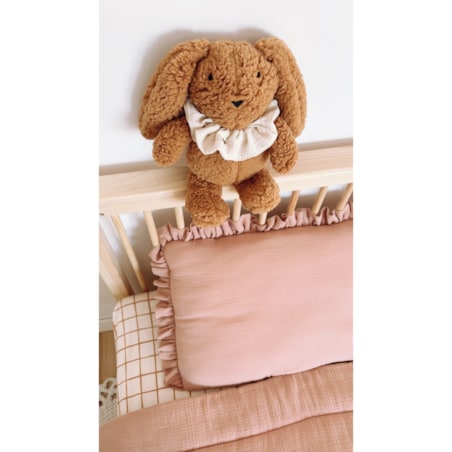 Przytulanka Królik z frotką - Ecru