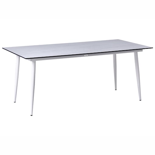 Stół ogrodowy TOLENTINO 180 cm 90 cm Imitacja kamienia Efekt trawertynu