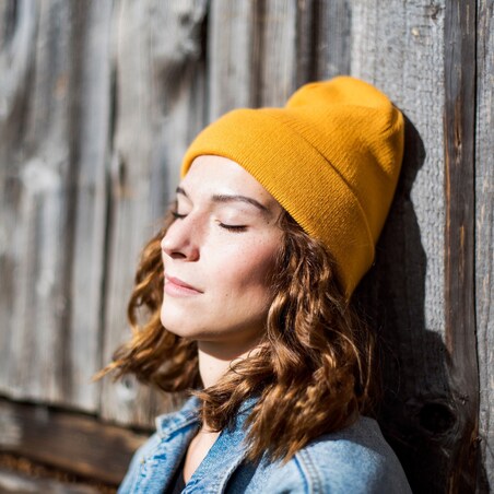 Czapka Mieszczuch Musztardowa Musztardowy, Uniwersalny