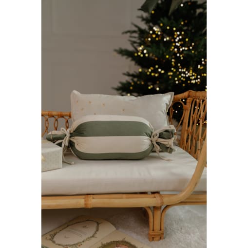 Poduszka Świąteczna Cukierek Forest Green