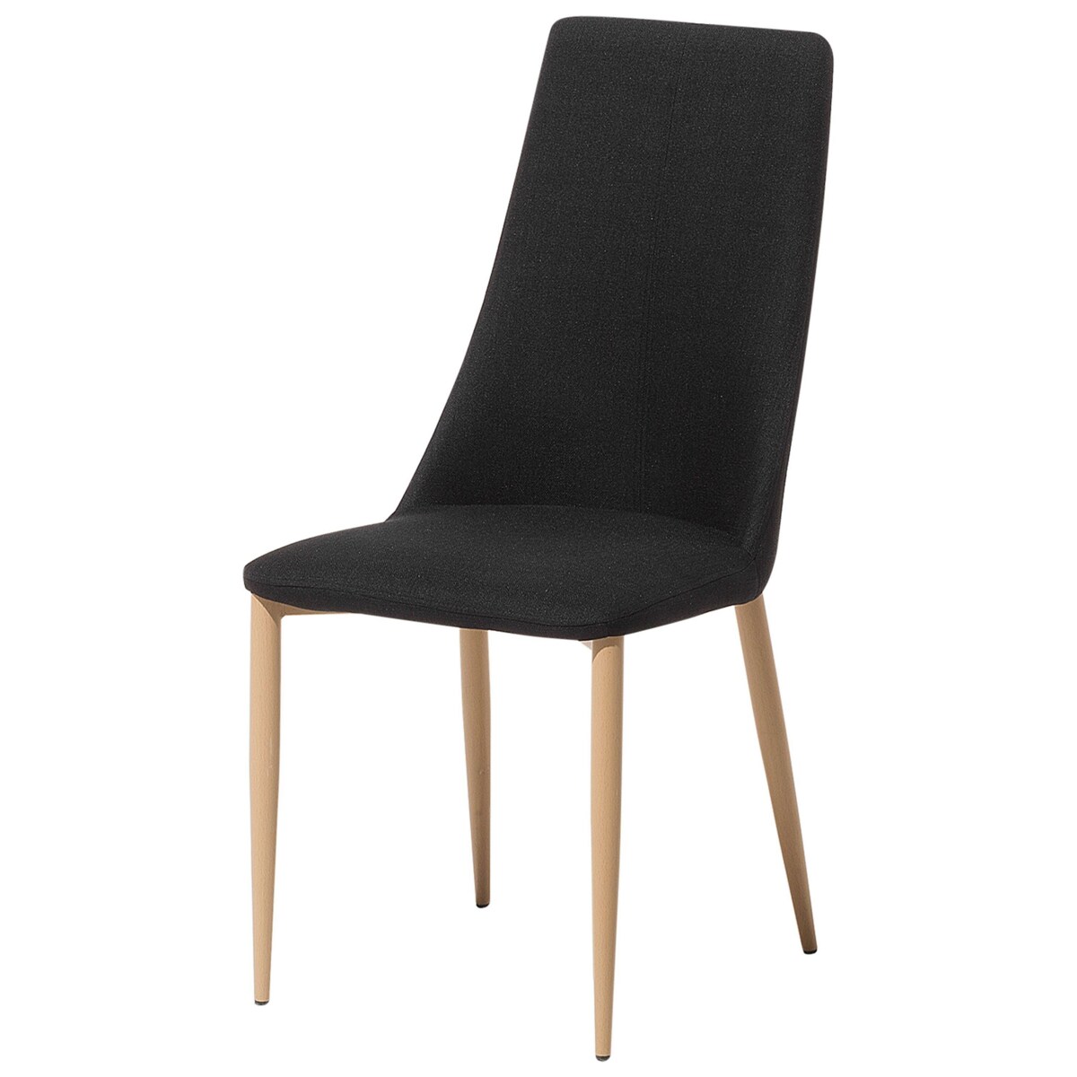 Zestaw 2 krzeseł do jadalni czarny CLAYTON