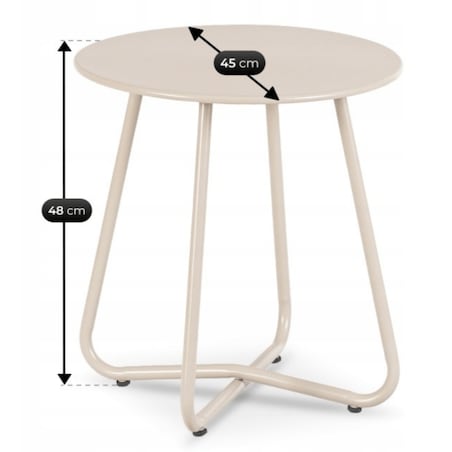 Zestaw Mebli Ogrodowych Wypoczynkowy Na Taras Ogród Balkon Beż NIKEA