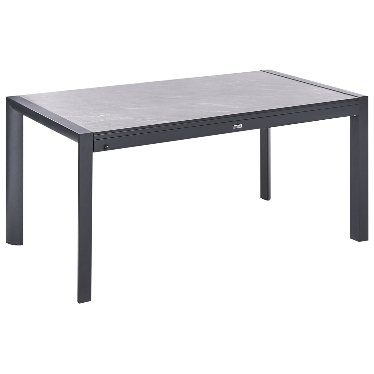 Stół ogrodowy rozkładany BINASCO 160/220 cm 90 cm Imitacja kamienia Szary