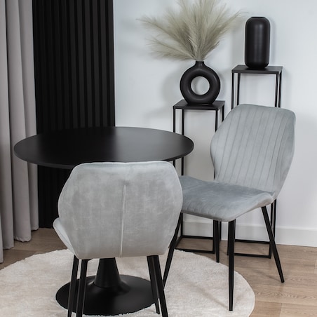 Krzesło tapicerowane welurowe pikowane do salonu jadalni velvet