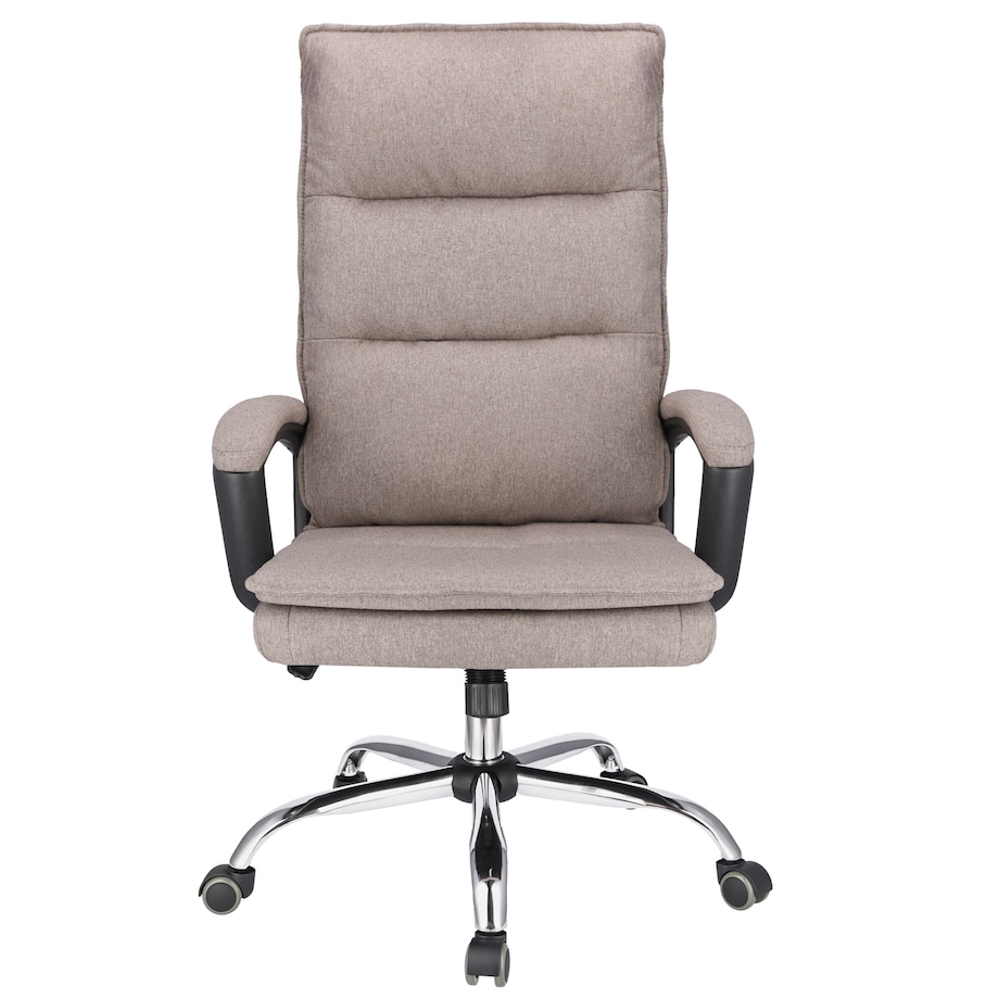 Fotel biurowy ESPO tkanina brązowy