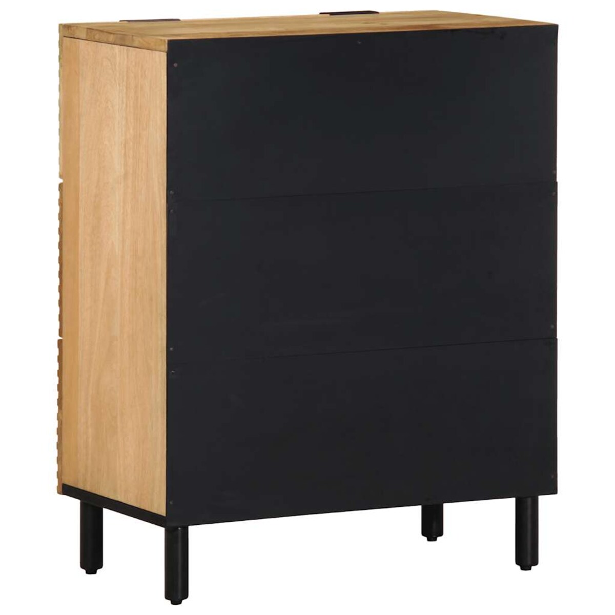 vidaXL Komoda Brązowa 60x33x75 cm Drewno lite Mango