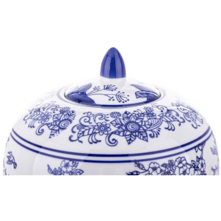 Waza pojemnik z pokrywą 29x19x19 cm CIGNI niebieski