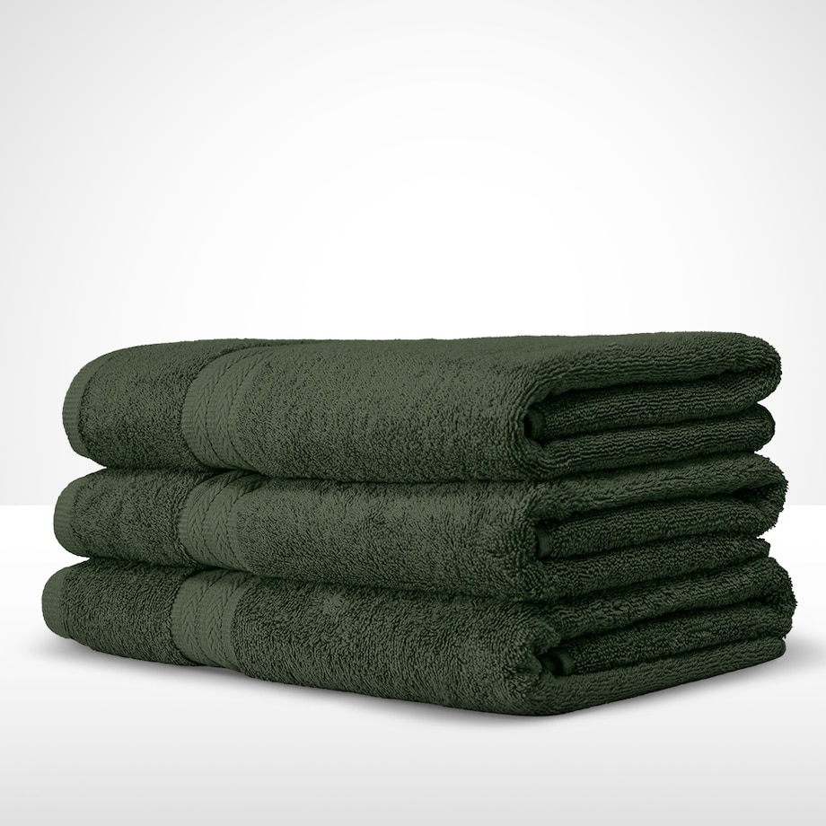 Ręcznik 70x140 cm bawełniany FORUM 550 g/m2 butelkowa zieleń