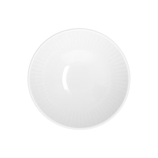 Salaterka 17 cm Dalia biała C001