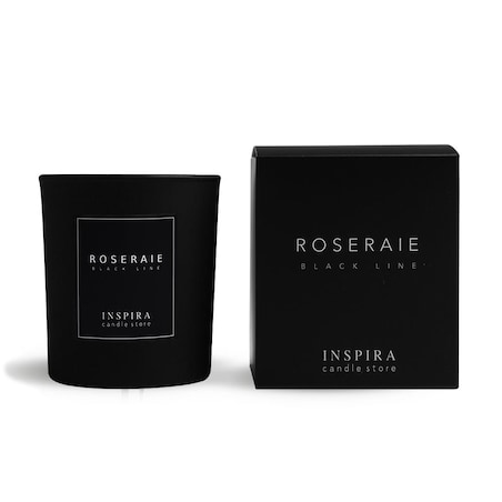 Świeca zapachowa Black Roseraie, 390 g, INSPIRA