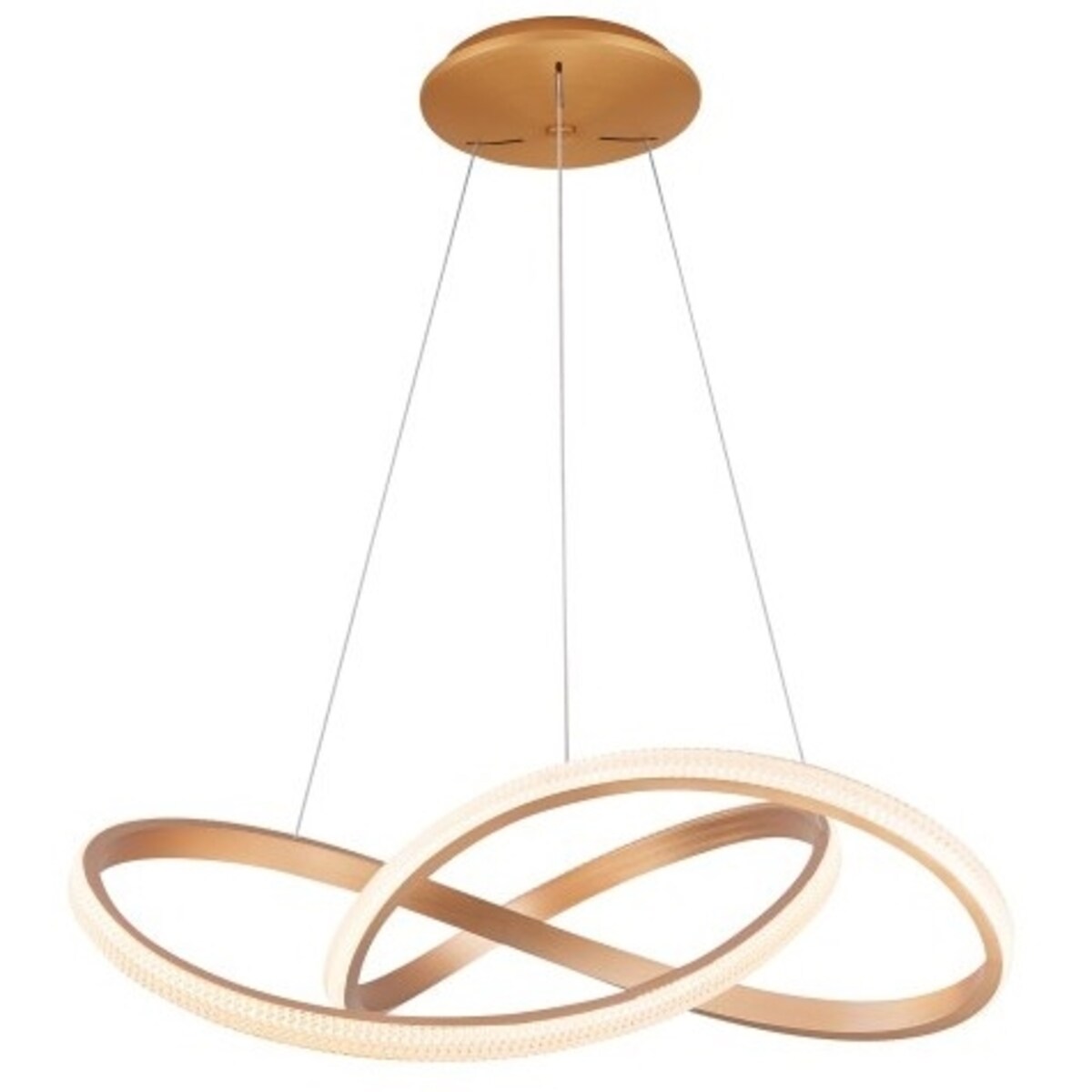 Wisząca lampa do salonu Infinity AZ5097 LED 80W złota