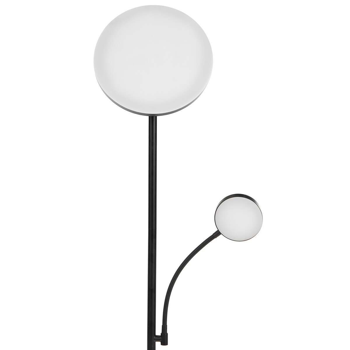 Lampa podłogowa LED ESKALDE  Z pilotem Ze ściemniaczem Metal Czarny