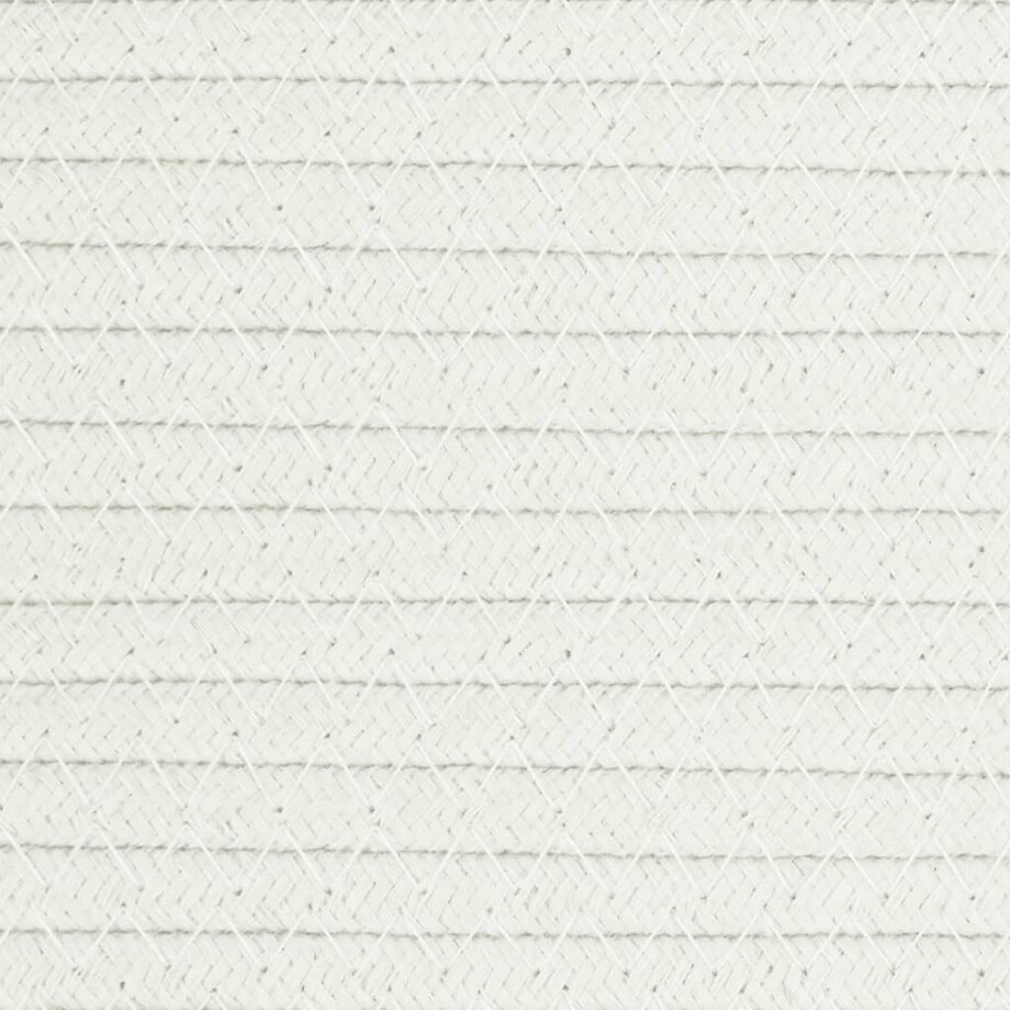 vidaXL Kosze do przechowywania, 2 szt, szaro-białe, Ø28x28 cm, bawełna