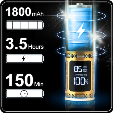 Maszynka do strzyżenia włosów brody Berdsen BD-261 złota Barber