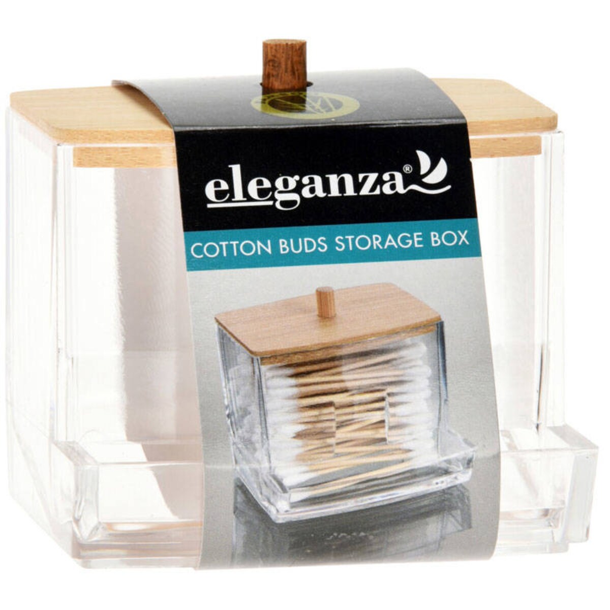 Organizer na patyczki do uszu z babusową pokrywką