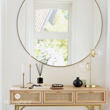 Lampa stołowa złote kule COL, wys. 48 cm