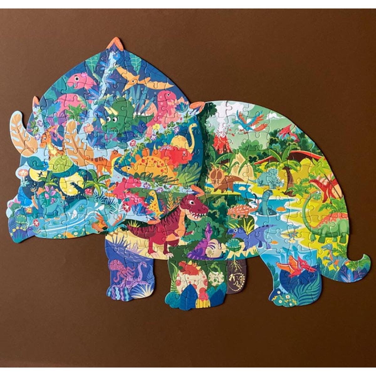 Puzzle edukacyjne - DINOZAUR TRICERATOPS - 180 szt