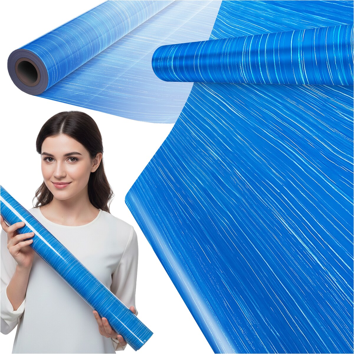 Papier Prezentowy Do Pakowania Prezentów 20 m MEGAROLKA Ozdobny Do Paczek Na Walentynki Urodziny